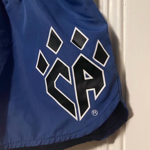 Cheer Athletics Rebel Athletic Blue Fly Away Shorts, size Adult XS - Picture 3 of 8